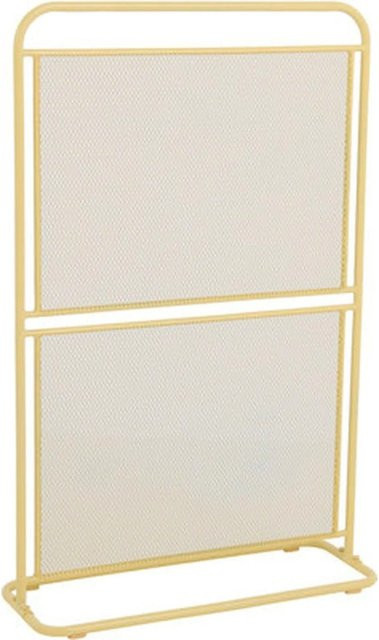 DELUKE Sichtschutz DOVIDA aus Streckstahl in Gelb, semi-transparent, B/H/T: 124 x 80 x 30 cm - Bild 1