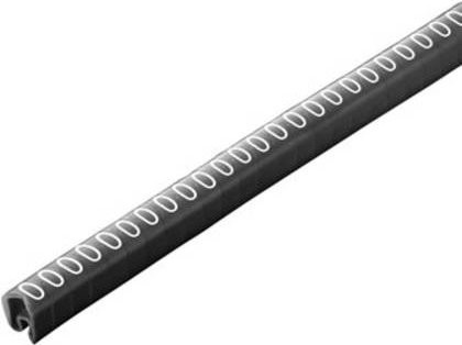 Weidmüller Kennzeichnungsring CLI C 2-4 SW/WS 0 CD in Schwarz/Weiß für Außendurchmesser 4 bis 10 mm - Bild 1