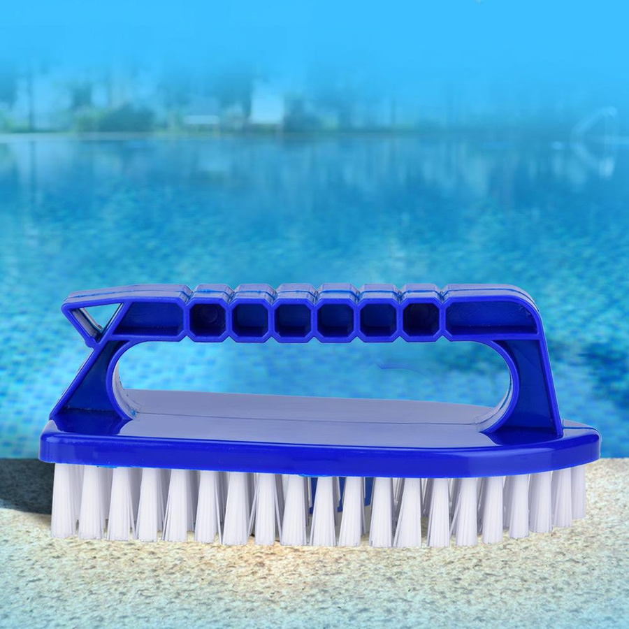 mfySpace Handbürste für Schwimmbecken und Ecken zur Reinigung von Fenstern und Türen in Blau - Bild 6
