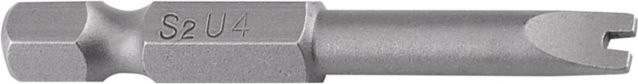 5-teiliges Set magnetische Schraubendreher-Bits aus S2-Stahl von CosyHome, U-förmig, Farbe Silber, Länge: 50 mm, Sechskantschaft: 14 Zoll - Bild 1