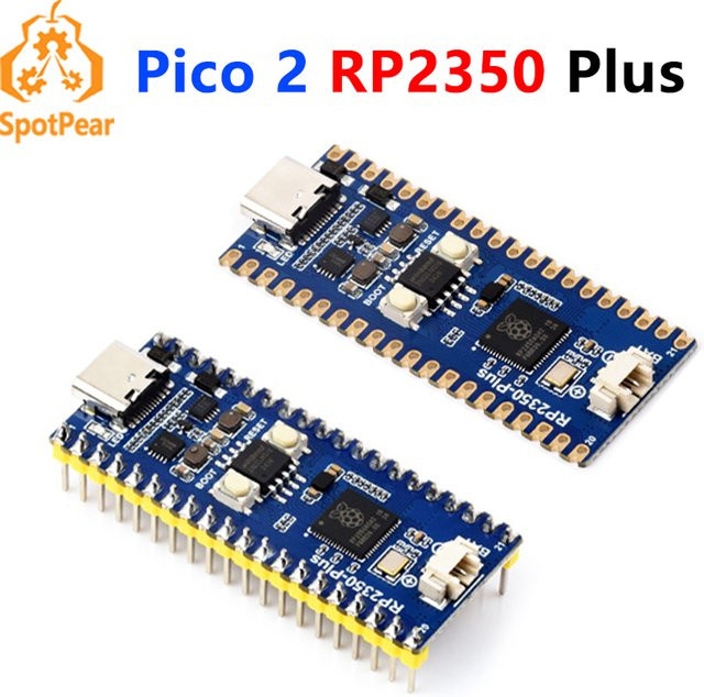 Raspberry Pi Pico 2 Plus RP2350-Karte in Blau - Bild 1