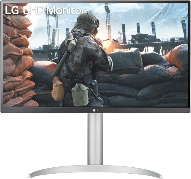 LG 27UP650P-W 27 Zoll 4K UHD IPS TFT-Monitor in Weiß - Bild 2