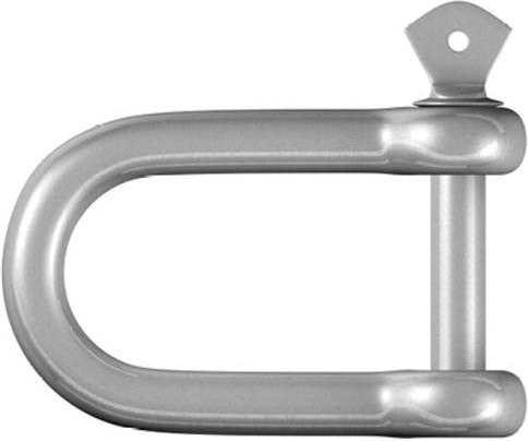 Dörner + Helmer Schäkel 10 Stück aus Stahl, galvanisch verzinkt, Farbe Silber, 14 mm, Tragkraft 500 kg - Bild 1