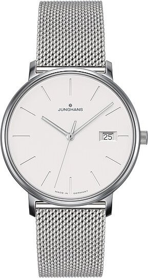 Junghans Armbanduhr Form, Quarz, Edelstahl, Silber, 34,8 mm, Damen - Bild 1