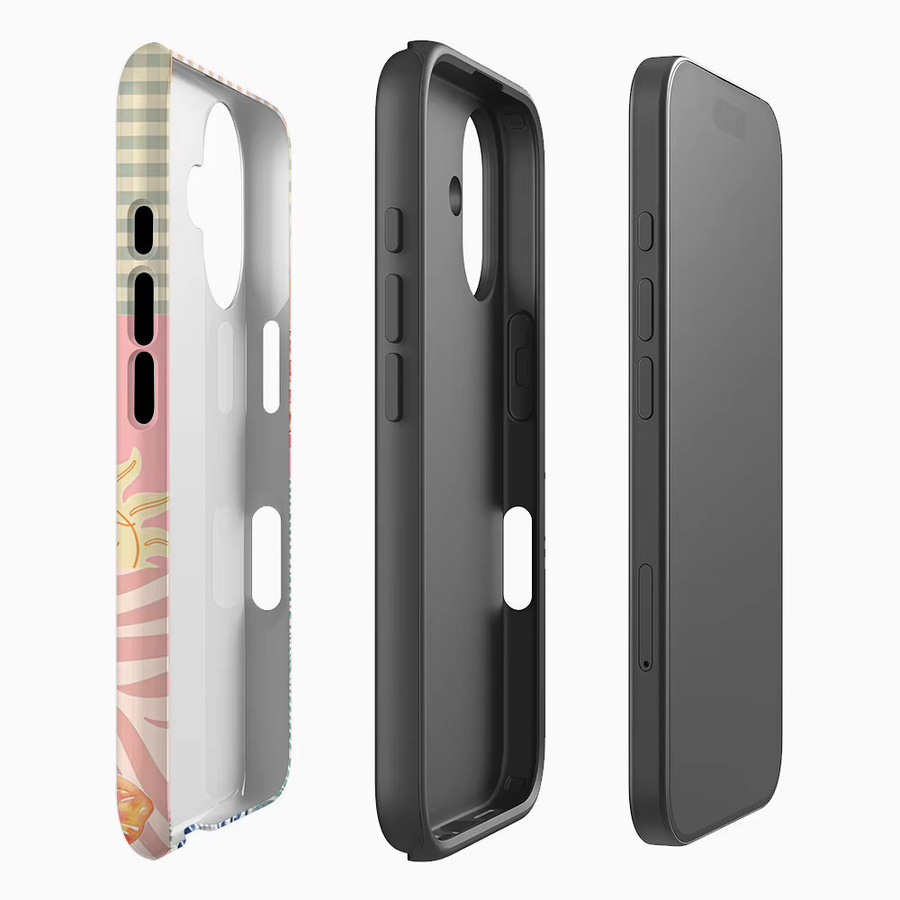 Robuste Magnetische Handyhülle von Potdemiel in Pink und Multicolour für iPhone 17 16 15 14 13 Pro Max Plus - Bild 2