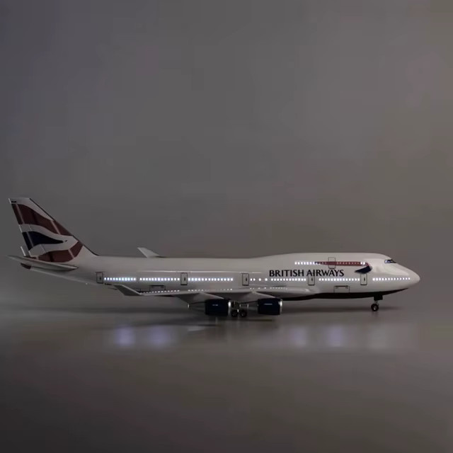 ZOCO Modellflugzeug 747 British Airways, Plastikmodell, 47 cm - Bild 2