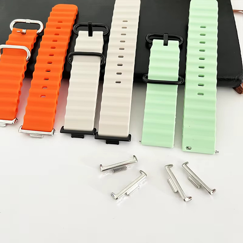 Uhrenarmband Silikon, Schwarz, Damen, für Huawei Uhr Fit 2 - Bild 2