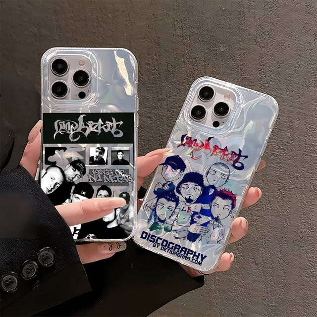 Handyhülle Band L-Limp B-bizkit für iPhone 16 15 14 13 Plus Pro Max in Bunt mit glänzender Satin-Oberfläche - Bild 1