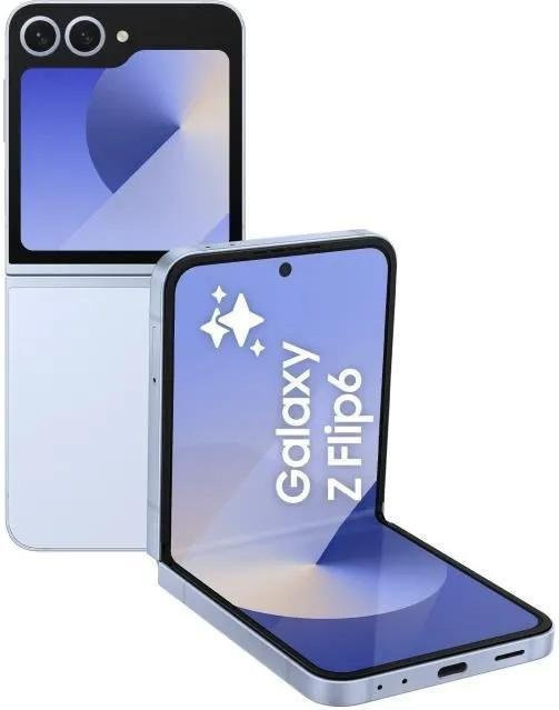Samsung Galaxy Z Flip6 5G Smartphone mit 256 GB Speicher in Blau - Bild 1