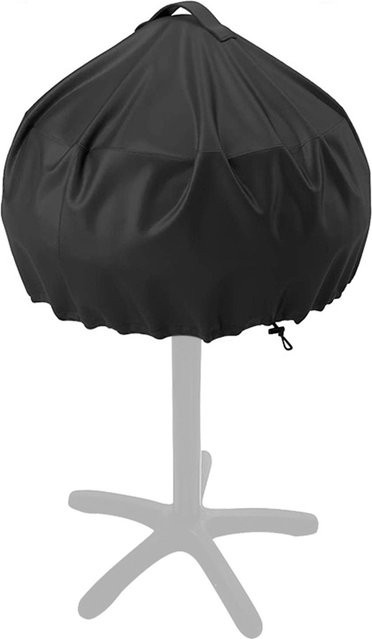 Wasserdichte und faltbare Grillabdeckung von TOMTOP JMS in Schwarz aus Polyester mit Kordelzug - Bild 1
