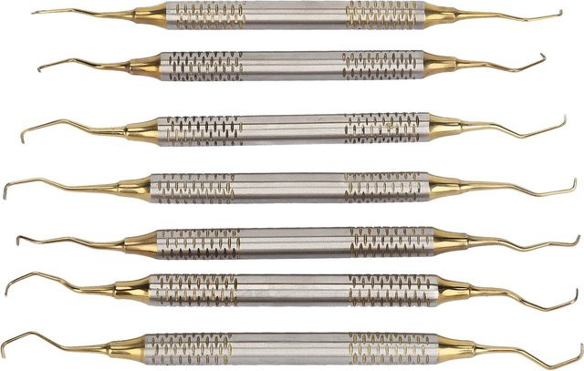 Beautyyy Plaque Entferner Set, 7 Stück, Metall, Grau - Bild 1