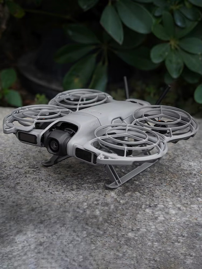 BRDRC Landegestell für DJI NEO 2 Zubehör in Grau für erhöhte Bodenfreiheit und verbesserte Stabilität - Bild 5