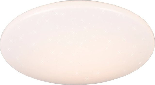 Reality LED Deckenleuchte Pollux Weiß mit Bewegungsmelder und Dämmerungssensor, rund, IP44, B/T/H: 37 x 37 x 8,5 cm - Bild 1