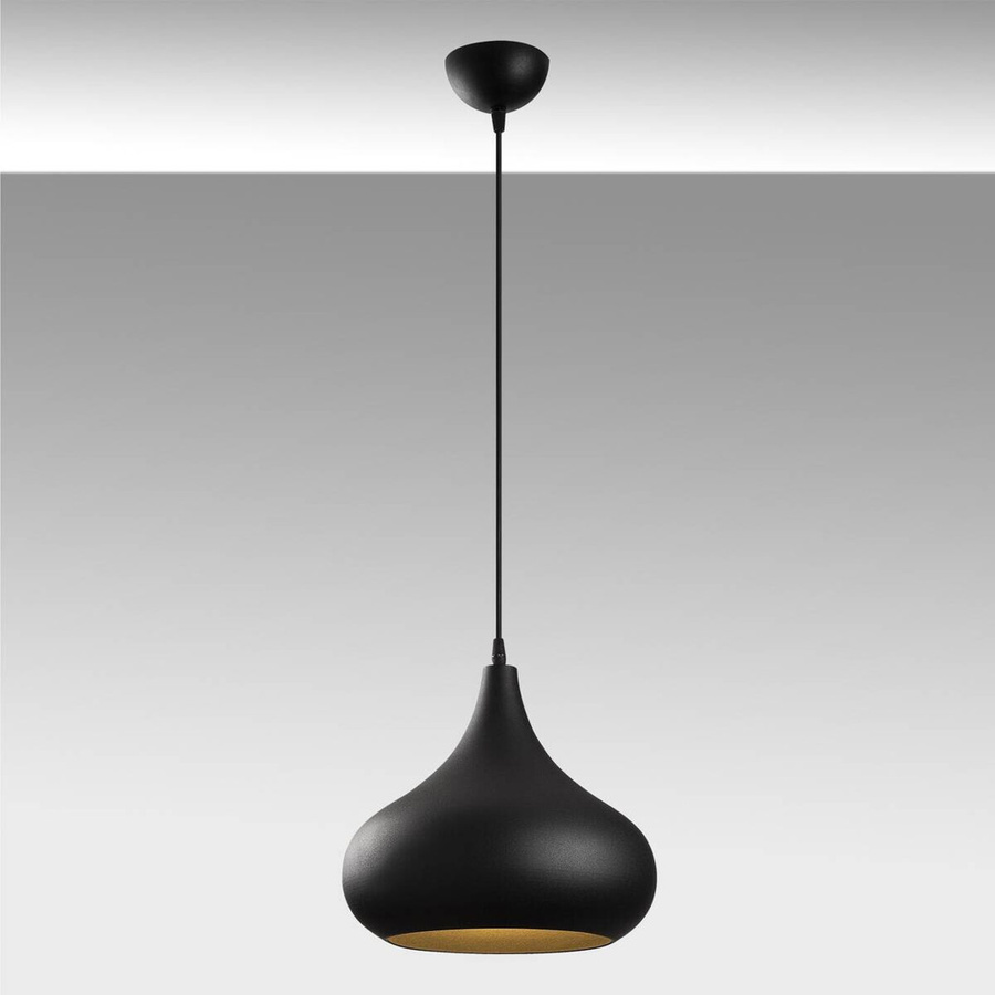 Opviq Pendelleuchte Saglam in Gold und Schwarz aus Metall mit E27 Fassung, Höhe: 126 cm, Breite: 30 cm, Tiefe: 30 cm - Bild 3