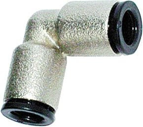 Riegler Winkelverbinder value line für Schlauch-Außen-Ø 12 mm aus Messing in Silber - Bild 1