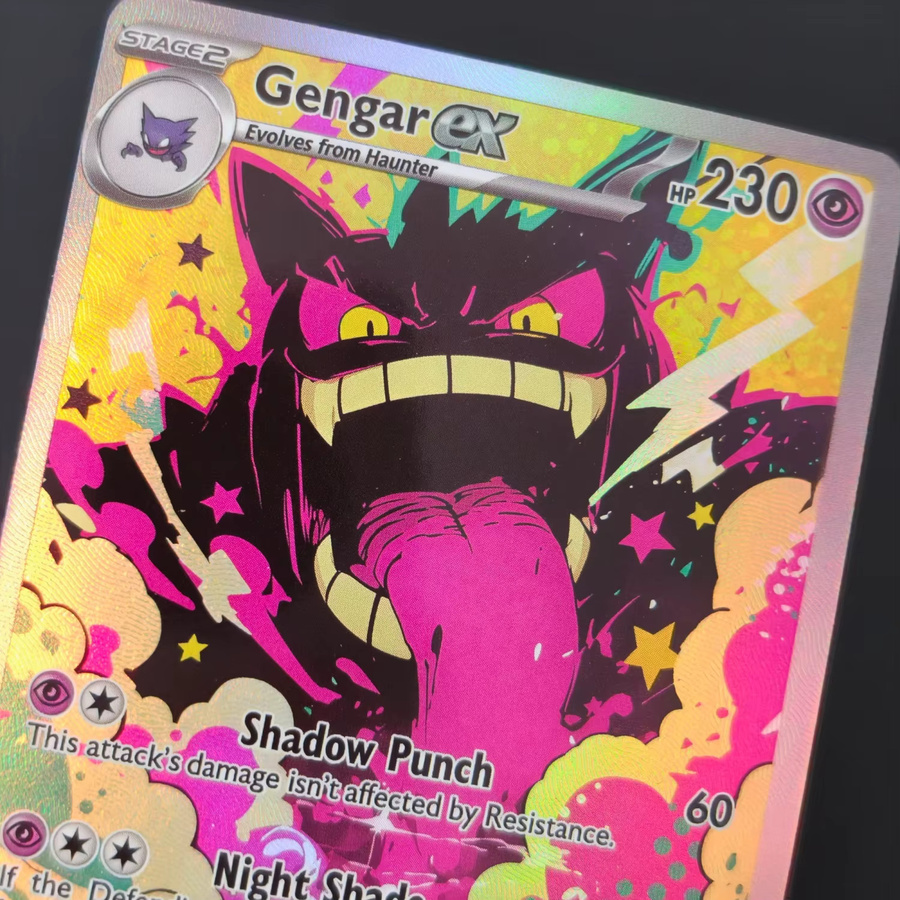 Bandai Pokémon Gengar ex, Japanisch-Englische Spielkarten-Sammlung, Anime - Bild 3