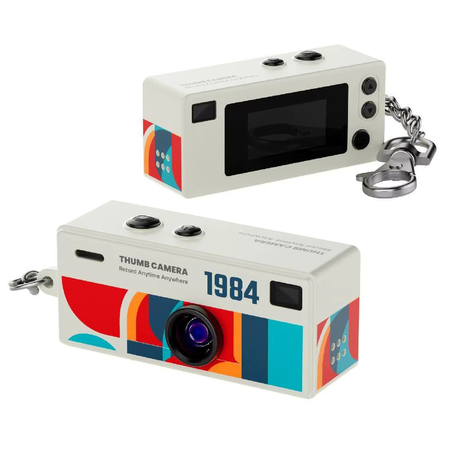 Tragbare Mini Daumenkamera mit 1080P Full HD, 130 Grad Weitwinkelobjektiv und eingebautem Blitz als Schlüsselanhänger für Outdoor und Reisen - Bild 6