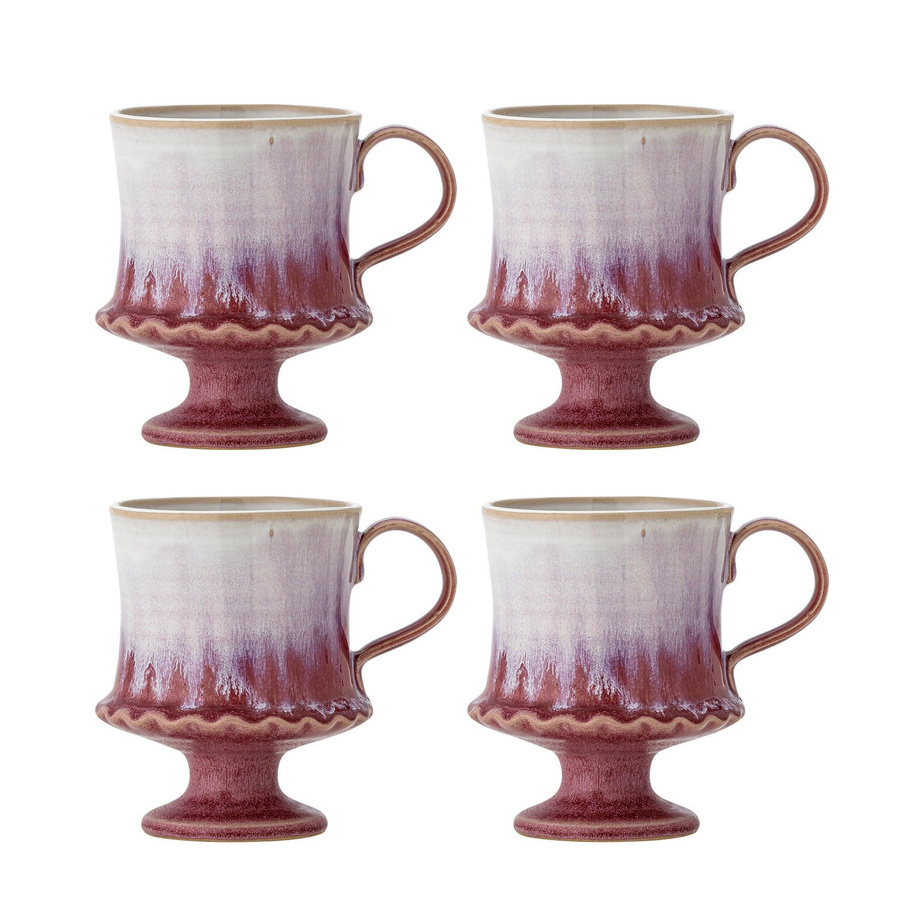 Bloomingville Tassenset Odile aus rosa Steingut - Bild 1