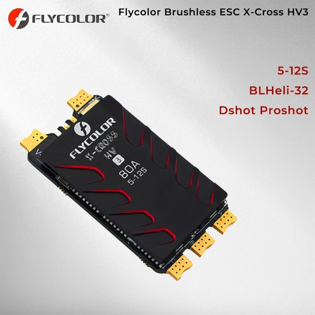 Flycolor Brushless ESC X-Cross HV3, für RC FPV Racing Drohne - Bild 1