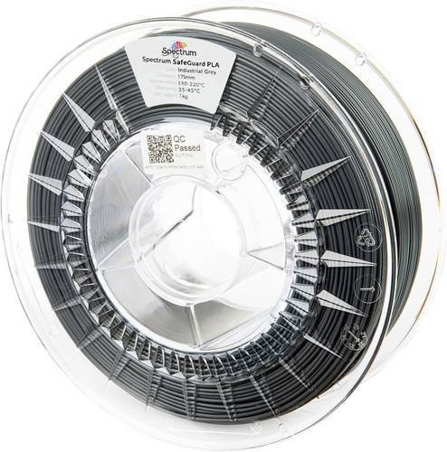 Spectrum Filaments Safeguard PLA Filament antibakteriell 1,75 mm Industrial Grey, Grau, 1000 g - Bild 1