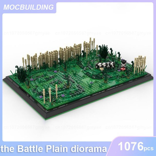 MOCBUILDING Die Ritter der Teutonic Order Against Rus Battle Plain Diorama, Bausteine, 1076 Teile - Bild 1