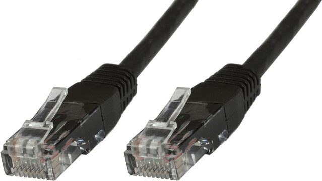 MicroConnect CAT 6 Netzwerkkabel RJ-45 auf RJ-45, UTP, verseilt, Schwarz, 30,0 m - Bild 1