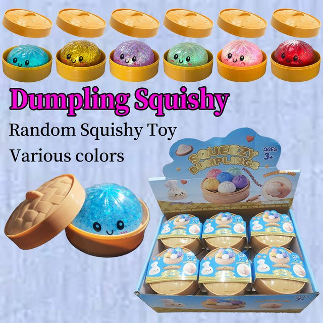 Bandai Glitzer-Dumpling Blind Box, Glitzer-Dumpling Squishy, ab 3 Jahren - Bild 1