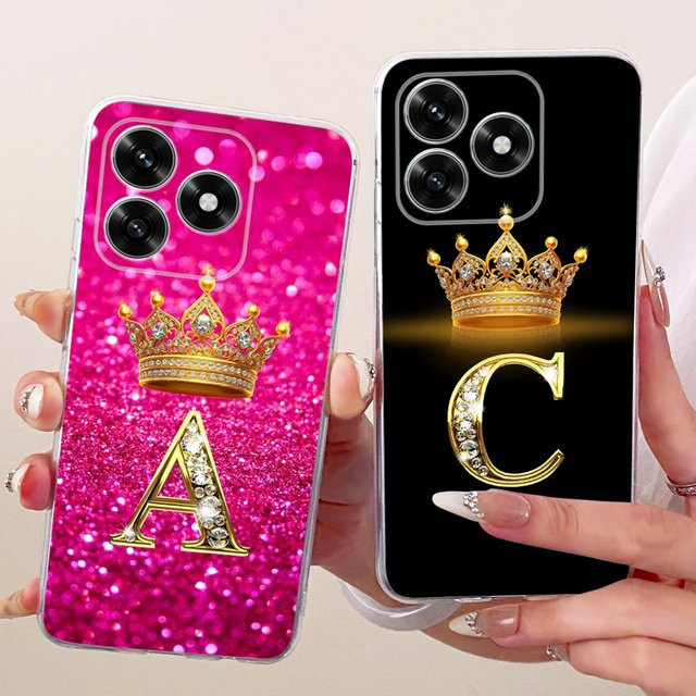 Luxus Crown Silikon Schutzhülle für Honor X5c, Honor X5 und Honor X5c Plus in Multicolor - Bild 1