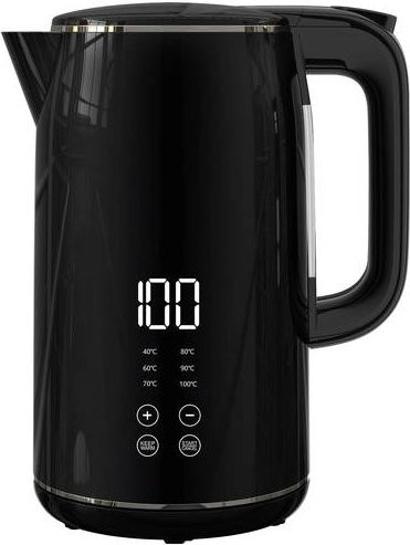 Kalorik TKG JK 2000 Wasserkocher mit Display und Warmhaltefunktion, Schwarz, 1,7 l - Bild 1