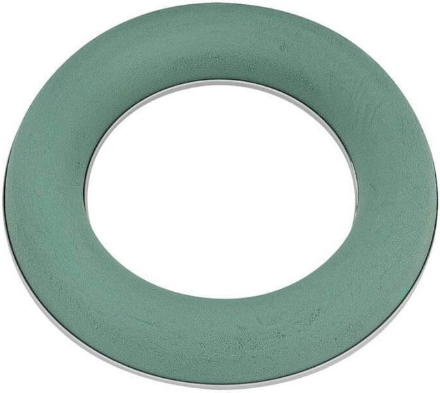Smithers Oasis Frischblumenring in Grün für festliche Anlässe, Hochzeiten und Jubiläen, Durchmesser: 20 cm - Bild 1