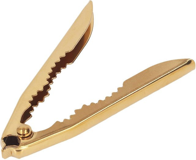 TOMTOP JMS Nussknacker Gold Crab Cracker aus Edelstahl mit rutschfester Basis in Beige - Bild 1