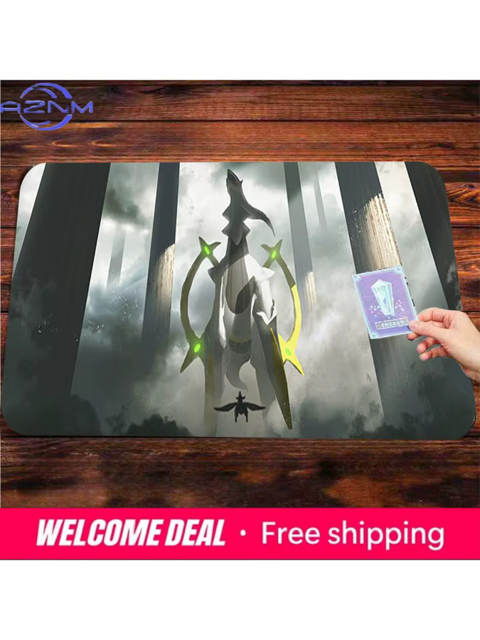 Potdemiel Gaming-Schreibtischunterlage Arceus Legendary Pokemon, waschbar und rutschfest, Multicolour - Bild 7