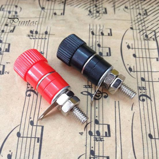 10 Stück Lautsprecherklemmen-Adapter für 4-mm-Bananenstecker in Rot und Schwarz - Bild 3