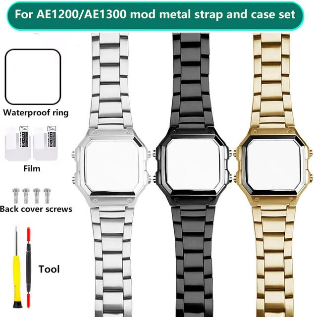 Casio Mod Kit Armband Edelstahl, Edelstahl, Unisex - Bild 1