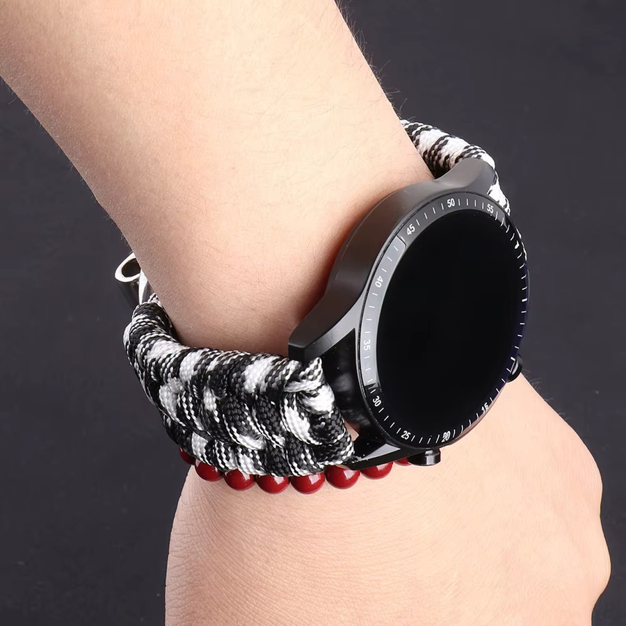 Uhrenarmband Nylon, Textil/NATO, Schwarz, Unisex - Bild 2