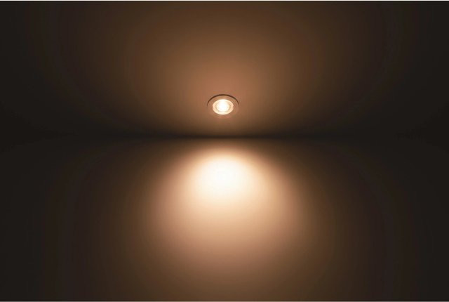 Philips LED-Einbauspot Dive SL261, rund, Weiß, 5,5 W, warmweiß, dimmbar, IP65 - Bild 1
