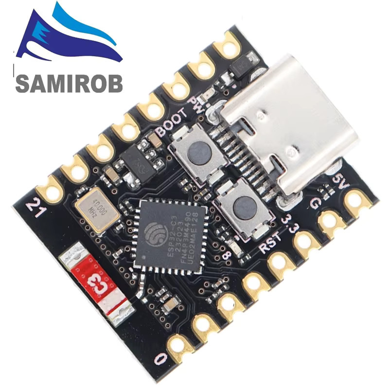SAMIROB ESP32-C3 SuperMini Entwicklungsboard mit WiFi und Bluetooth in Schwarz - Bild 3