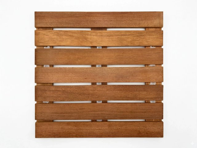 Belladoor Terrassenfliese Bangkirai Holzfliese in Braun, 4er Set, B/T: 50 x 50 cm, Höhe: 2,4 cm - Bild 1