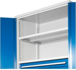 Kappes Fachboden RasterPlan verzinkt für Schubladenschrank inklusive Auflagen, Farbe: Silber/Grau/Blau, Breite: 92,5 cm, Tiefe: 53,5 cm - Bild 1