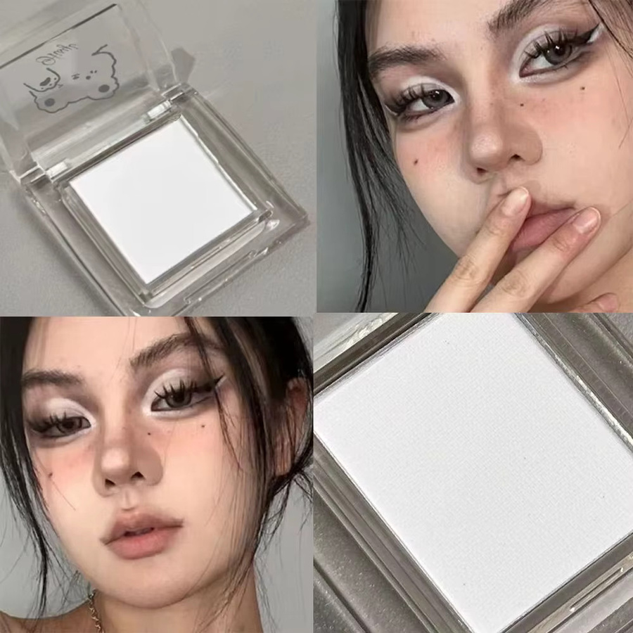 Hisyi Matte Monochrome Lidschatten-Palette, Puder, Unisex - Bild 2