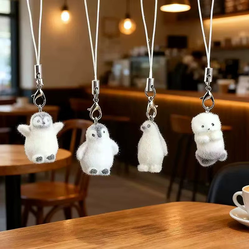 Pinguin Charms, Harz, Weiß, Anhänger - Bild 2