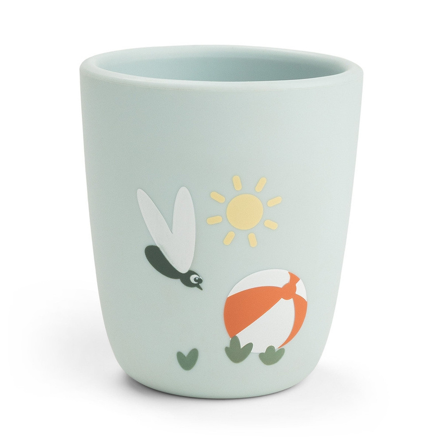 Done by Deer Mini-Silikonbecher Playground blau für Babys - Bild 1