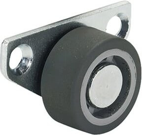 Hettich Schreibtischcontainer Seitenrolle Asim fix 2809 aus verzinktem Stahlblech mit PP-Rad Durchmesser: 30 mm - Bild 1