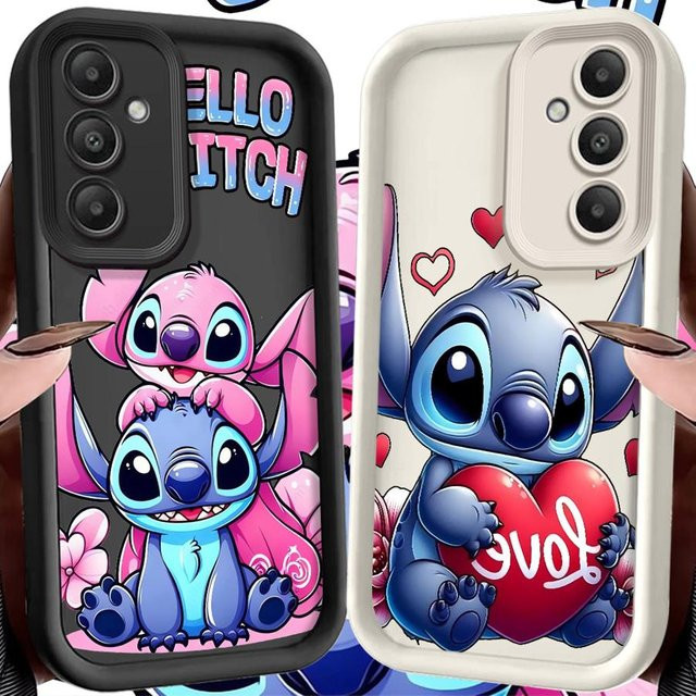 Disney Stitch Softcover-Handyhülle für Samsung Galaxy S26 Ultra S24 Ultra S25 FE S23 FE S21 Multicolor - Bild 1