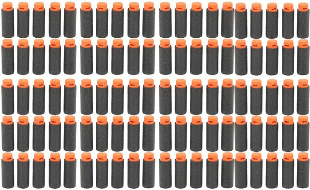 TOMTOP JMS Universal Kurze Darts, Nachfüllpack, 100 Stück, Schwarz, Schaumstoff - Bild 1
