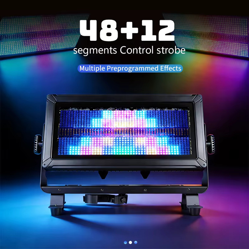 Carinamoba RGB Pixel-Stroboskoplicht 400W mit 12 unabhängigen Pixelzonen, IP65 wasserdicht, Schwarz, B/T/H: 48 x 33 x 15 cm - Bild 6