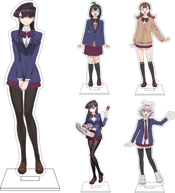 Bandai Komi Can't Communicate, Komi Shouko, Acryl-Figur Ständerplatte, 16cm - Bild 1