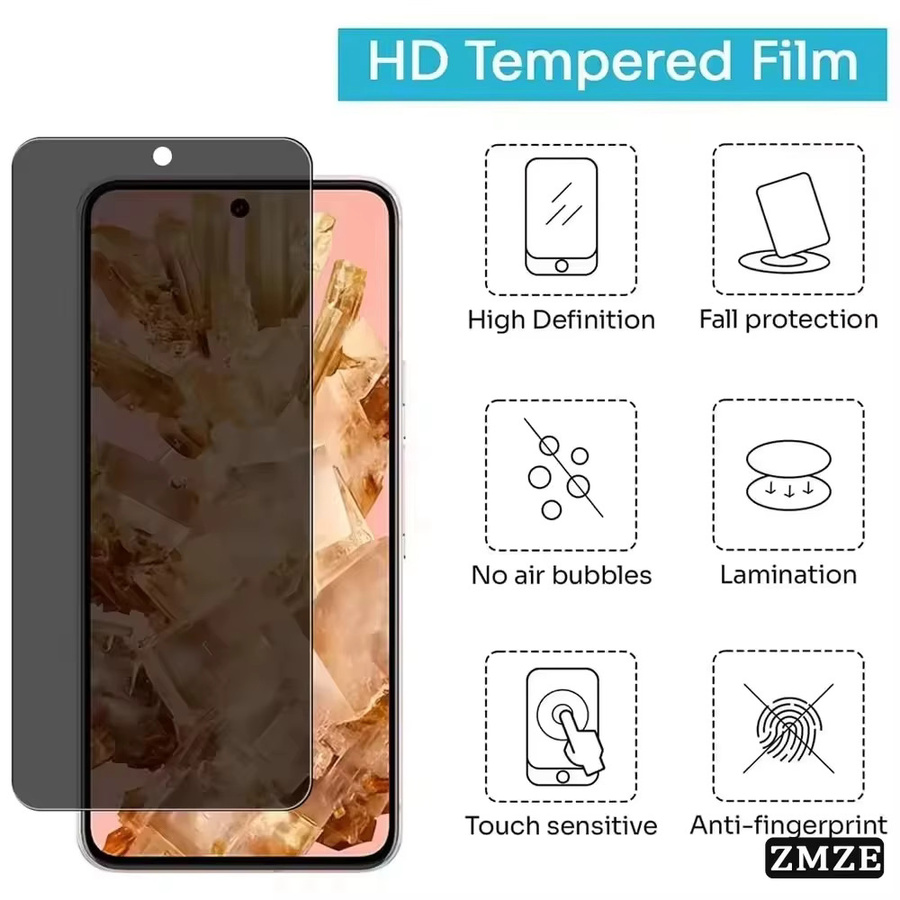 Xiaomi Privatsphäre Anti-Spy Displayschutzfolie aus gehärtetem Glas für Redmi Note 15 Pro 14 13 12 11S 10S - Bild 4