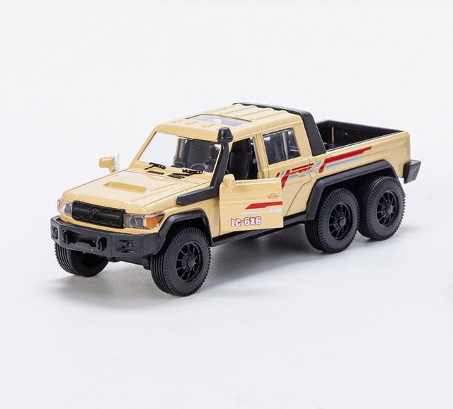 Linyi toy car Legierungs-Pickup-Modell, Geländewagen-Ornament, Rückstoß-Auto-Modell, ab 6 Jahren - Bild 1