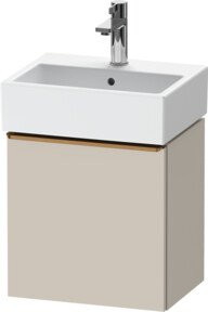 Duravit Waschtischunterschrank D-Neo beige mit 1 Tür, Wandmontage, B/T/H: 43,4 x 32,2 x 44 cm - Bild 1